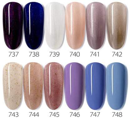 Venalisa Fashion Bling 7.5ml Nude Color Series Soak Off UV LED Nail Gel Polish Cosmetics Nail Manicure Gel Polish Nail Varnish