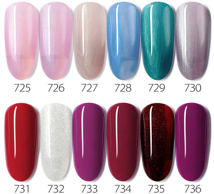 Venalisa Fashion Bling 7.5ml Nude Color Series Soak Off UV LED Nail Gel Polish Cosmetics Nail Manicure Gel Polish Nail Varnish