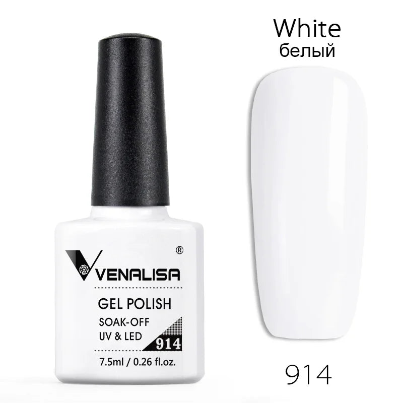 Venalisa Fashion Bling 7.5ml Nude Color Series Soak Off UV LED Nail Gel Polish Cosmetics Nail Manicure Gel Polish Nail Varnish