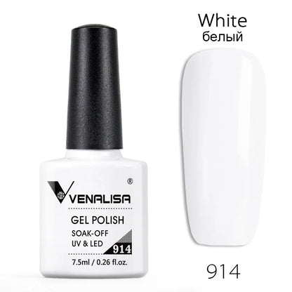 Venalisa Fashion Bling 7.5ml Nude Color Series Soak Off UV LED Nail Gel Polish Cosmetics Nail Manicure Gel Polish Nail Varnish