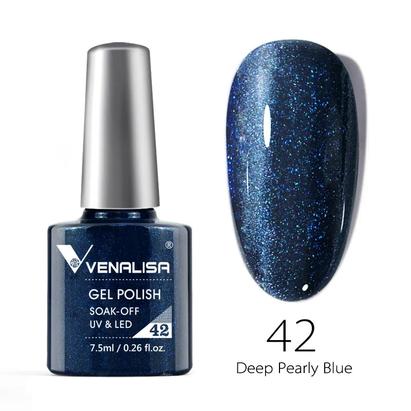 Venalisa Fashion Bling 7.5ml Nude Color Series Soak Off UV LED Nail Gel Polish Cosmetics Nail Manicure Gel Polish Nail Varnish