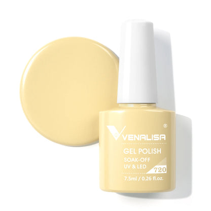 Venalisa Fashion Bling 7.5ml Nude Color Series Soak Off UV LED Nail Gel Polish Cosmetics Nail Manicure Gel Polish Nail Varnish