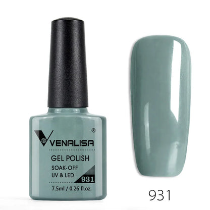 Venalisa Fashion Bling 7.5ml Nude Color Series Soak Off UV LED Nail Gel Polish Cosmetics Nail Manicure Gel Polish Nail Varnish