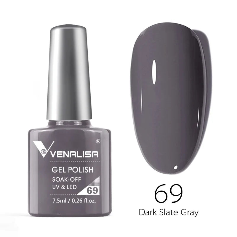 Venalisa Fashion Bling 7.5ml Nude Color Series Soak Off UV LED Nail Gel Polish Cosmetics Nail Manicure Gel Polish Nail Varnish