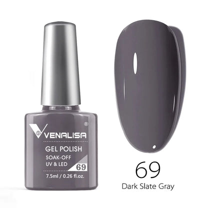 Venalisa Fashion Bling 7.5ml Nude Color Series Soak Off UV LED Nail Gel Polish Cosmetics Nail Manicure Gel Polish Nail Varnish