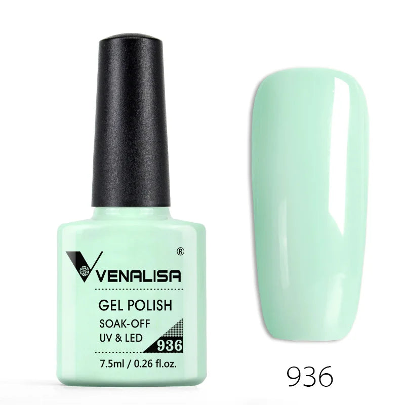 Venalisa Fashion Bling 7.5ml Nude Color Series Soak Off UV LED Nail Gel Polish Cosmetics Nail Manicure Gel Polish Nail Varnish