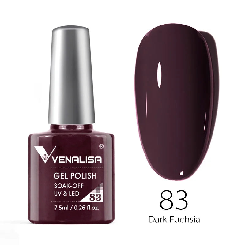 Venalisa Fashion Bling 7.5ml Nude Color Series Soak Off UV LED Nail Gel Polish Cosmetics Nail Manicure Gel Polish Nail Varnish