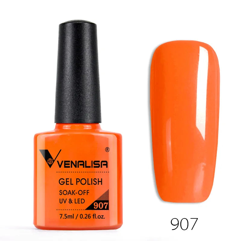 Venalisa Fashion Bling 7.5ml Nude Color Series Soak Off UV LED Nail Gel Polish Cosmetics Nail Manicure Gel Polish Nail Varnish