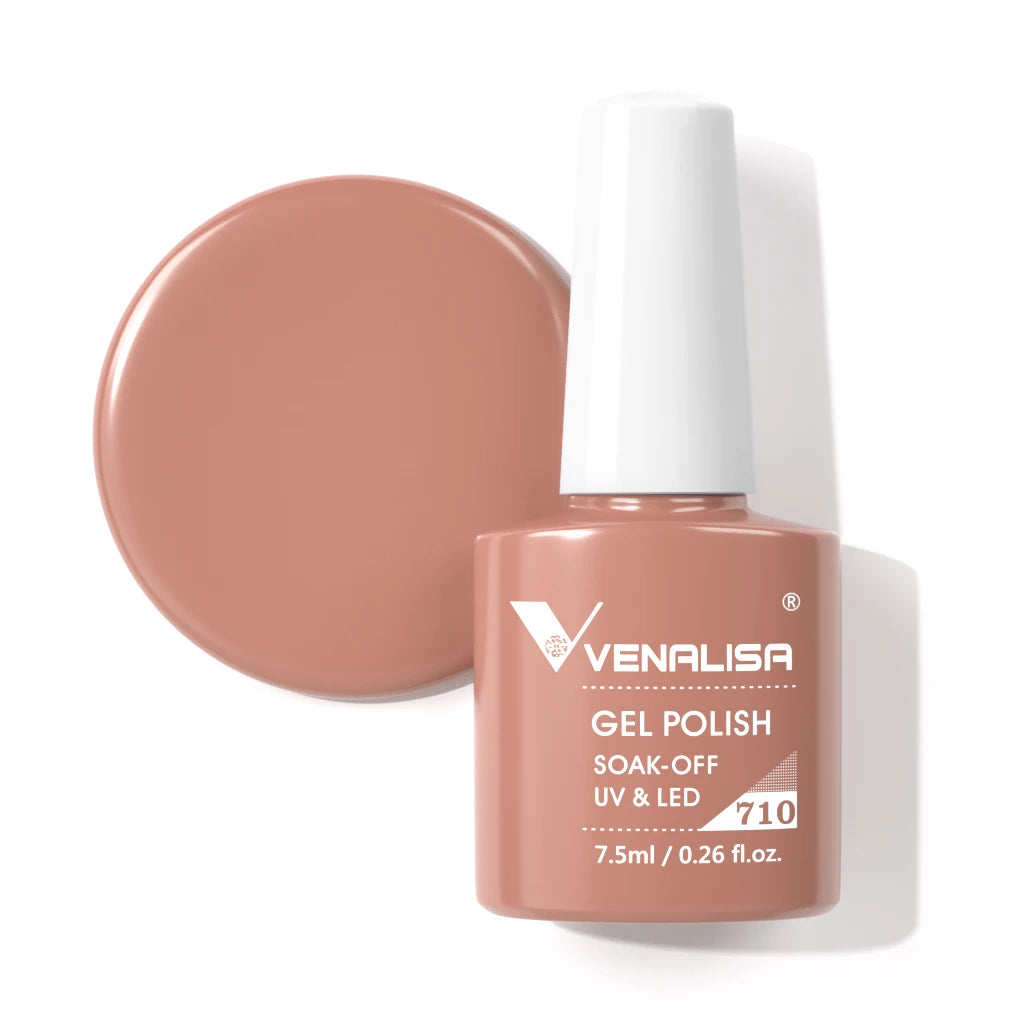 Venalisa Fashion Bling 7.5ml Nude Color Series Soak Off UV LED Nail Gel Polish Cosmetics Nail Manicure Gel Polish Nail Varnish