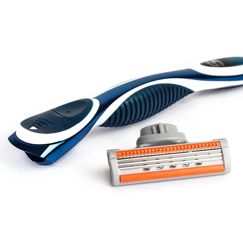 QShave Men Hand Shaving Razor Handle Trimmer Handle, 1PC (Only Handle No Blades)