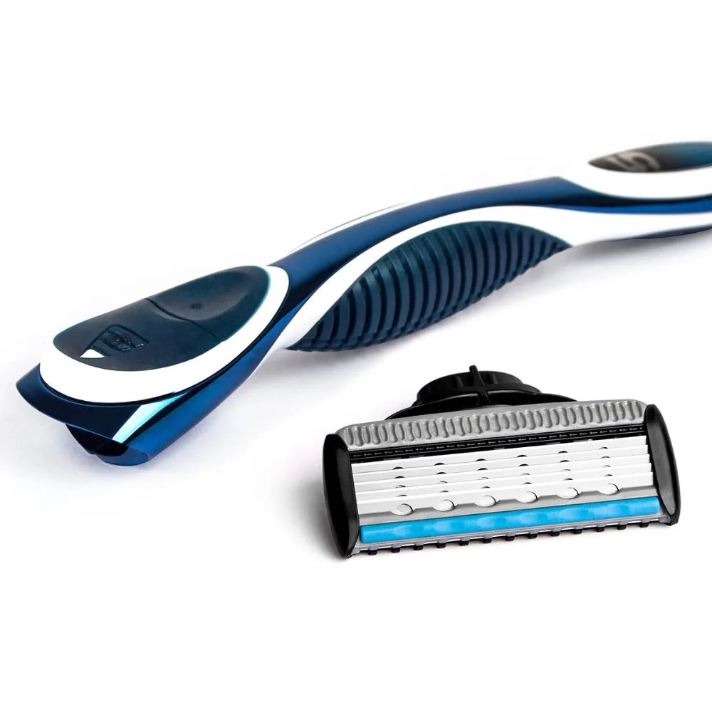 QShave Men Hand Shaving Razor Handle Trimmer Handle, 1PC (Only Handle No Blades)