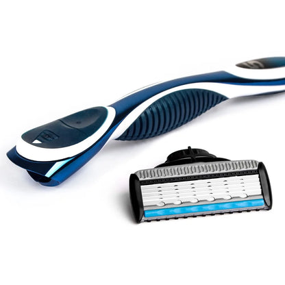 QShave Men Hand Shaving Razor Handle Trimmer Handle, 1PC (Only Handle No Blades)
