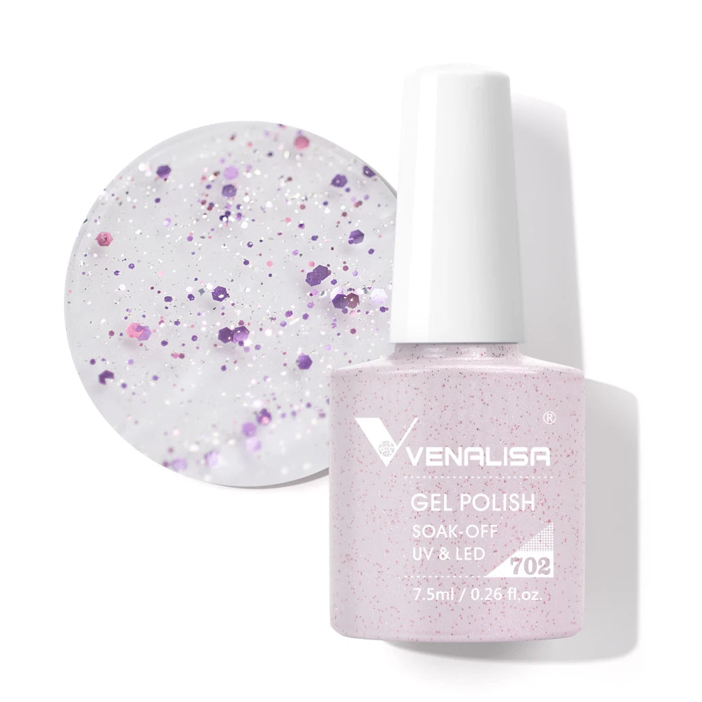 Venalisa Fashion Bling 7.5ml Nude Color Series Soak Off UV LED Nail Gel Polish Cosmetics Nail Manicure Gel Polish Nail Varnish