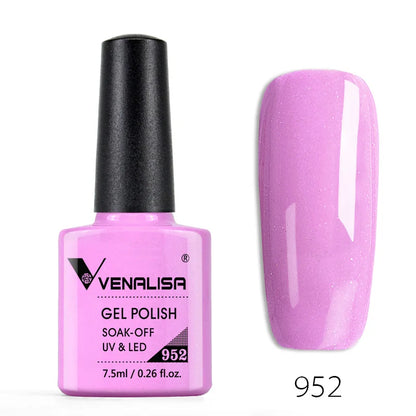 Venalisa Fashion Bling 7.5ml Nude Color Series Soak Off UV LED Nail Gel Polish Cosmetics Nail Manicure Gel Polish Nail Varnish