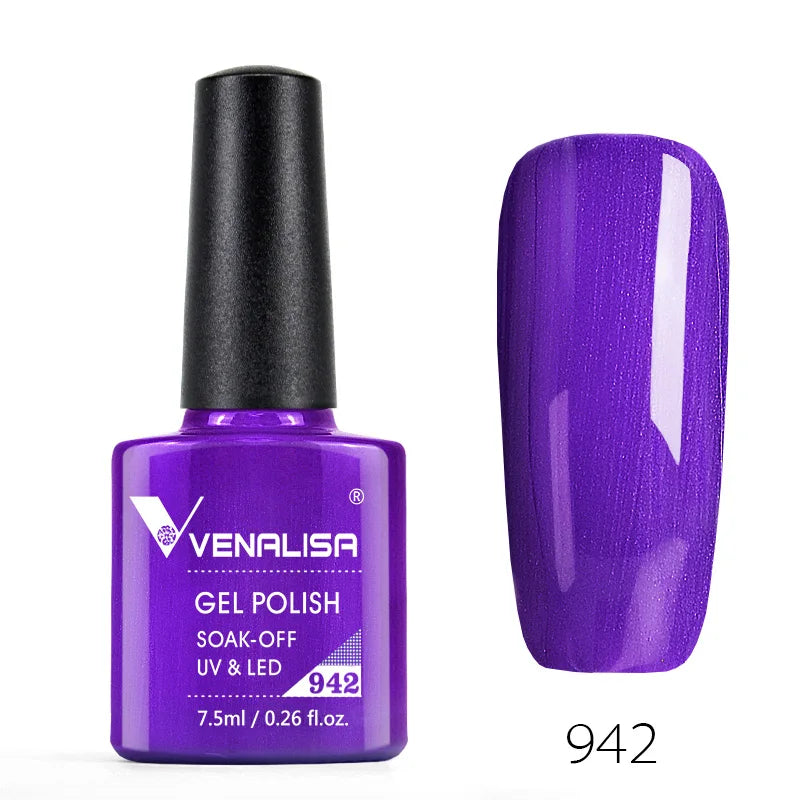 Venalisa Fashion Bling 7.5ml Nude Color Series Soak Off UV LED Nail Gel Polish Cosmetics Nail Manicure Gel Polish Nail Varnish