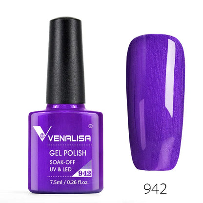 Venalisa Fashion Bling 7.5ml Nude Color Series Soak Off UV LED Nail Gel Polish Cosmetics Nail Manicure Gel Polish Nail Varnish