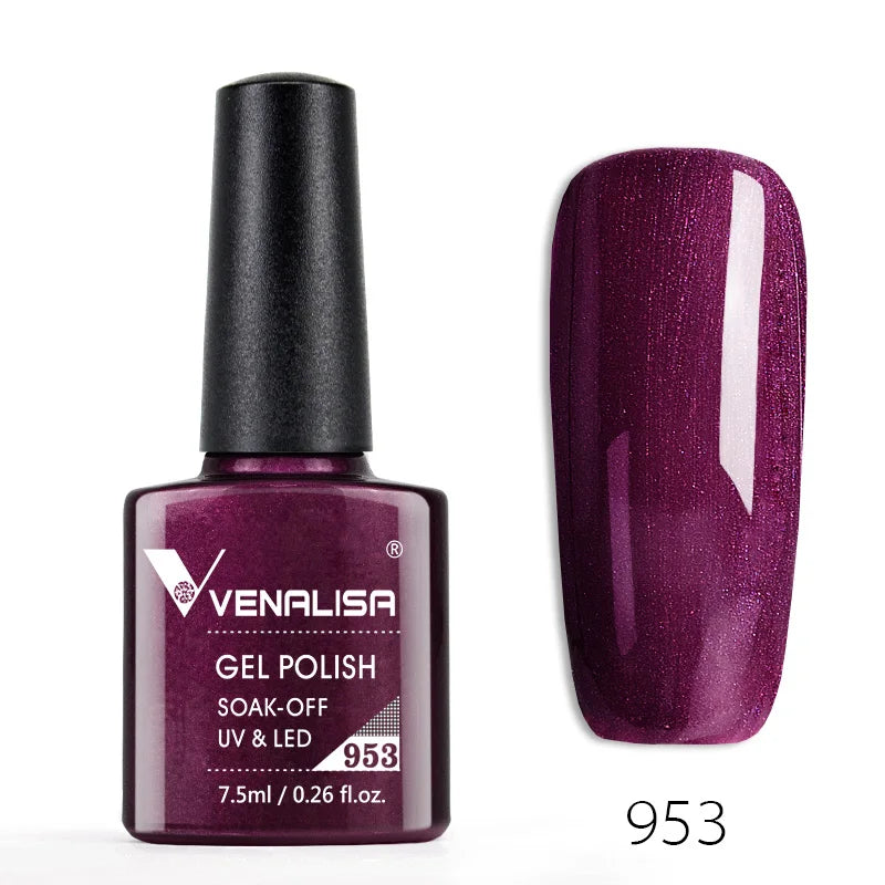 Venalisa Fashion Bling 7.5ml Nude Color Series Soak Off UV LED Nail Gel Polish Cosmetics Nail Manicure Gel Polish Nail Varnish
