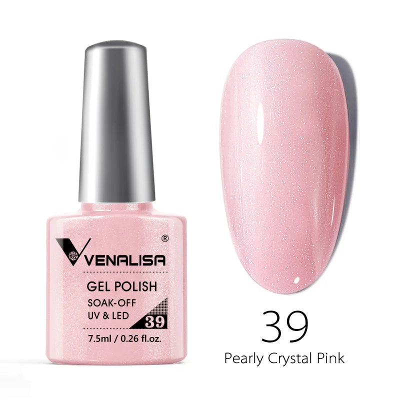 Venalisa Fashion Bling 7.5ml Nude Color Series Soak Off UV LED Nail Gel Polish Cosmetics Nail Manicure Gel Polish Nail Varnish