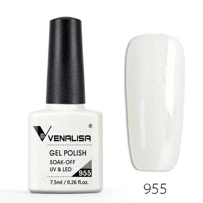 Venalisa Fashion Bling 7.5ml Nude Color Series Soak Off UV LED Nail Gel Polish Cosmetics Nail Manicure Gel Polish Nail Varnish