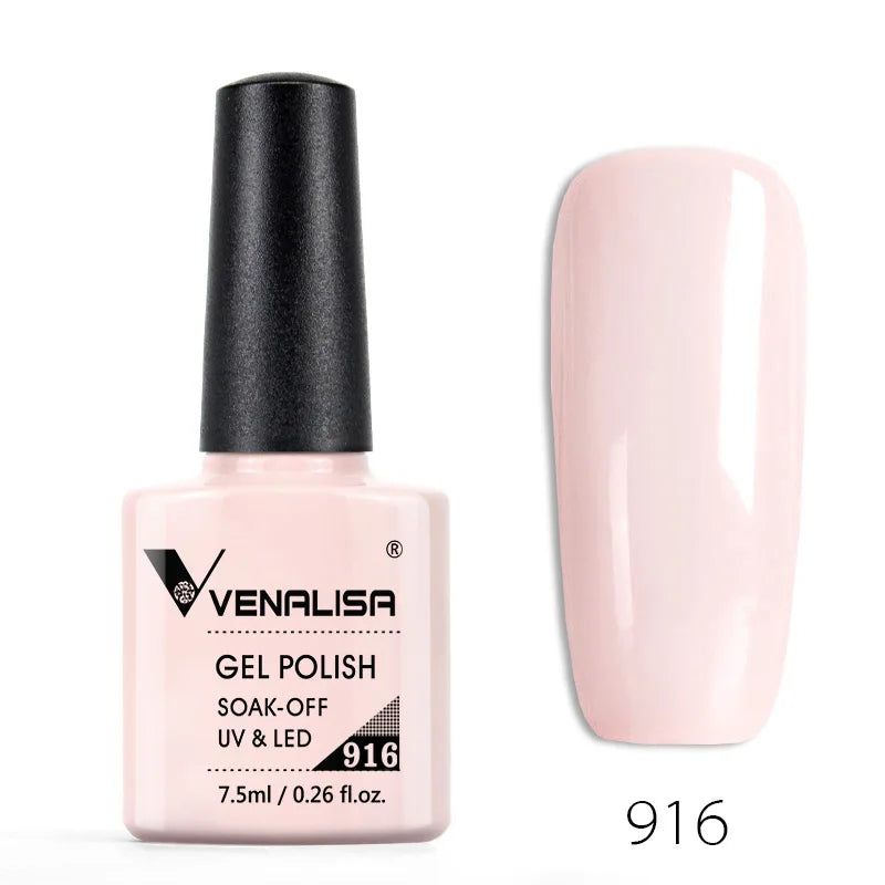 Venalisa Fashion Bling 7.5ml Nude Color Series Soak Off UV LED Nail Gel Polish Cosmetics Nail Manicure Gel Polish Nail Varnish