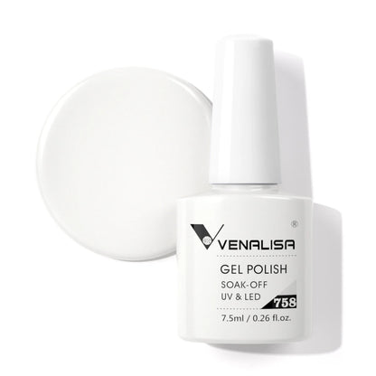 Venalisa Fashion Bling 7.5ml Nude Color Series Soak Off UV LED Nail Gel Polish Cosmetics Nail Manicure Gel Polish Nail Varnish
