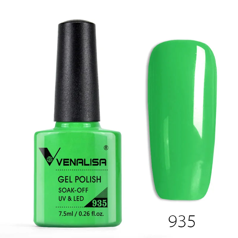 Venalisa Fashion Bling 7.5ml Nude Color Series Soak Off UV LED Nail Gel Polish Cosmetics Nail Manicure Gel Polish Nail Varnish