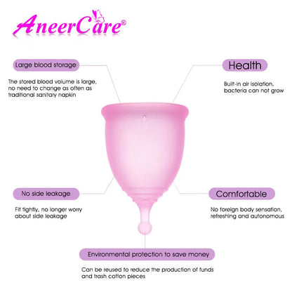 Menstrual Cup Menstruation Bowl Copa Mestrual Certificada Tampons Period Medical Silicone Vagina Cups Silicon Certified Personal
