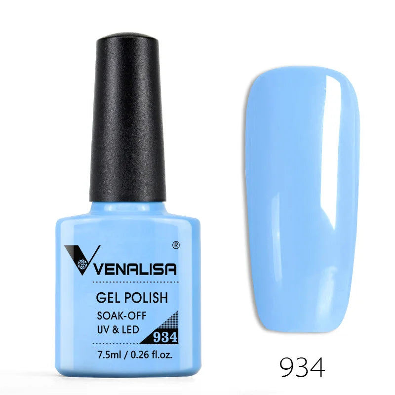 Venalisa Fashion Bling 7.5ml Nude Color Series Soak Off UV LED Nail Gel Polish Cosmetics Nail Manicure Gel Polish Nail Varnish