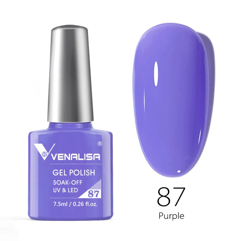 Venalisa Fashion Bling 7.5ml Nude Color Series Soak Off UV LED Nail Gel Polish Cosmetics Nail Manicure Gel Polish Nail Varnish