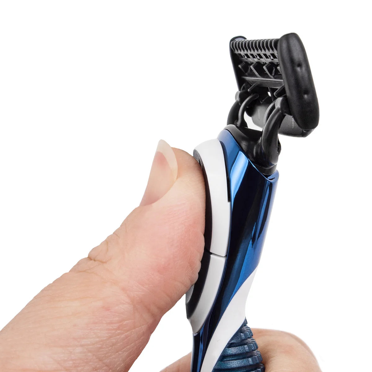 QShave Men Hand Shaving Razor Handle Trimmer Handle, 1PC (Only Handle No Blades)