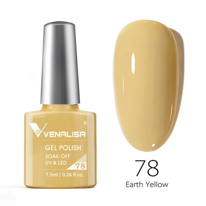 Venalisa Fashion Bling 7.5ml Nude Color Series Soak Off UV LED Nail Gel Polish Cosmetics Nail Manicure Gel Polish Nail Varnish