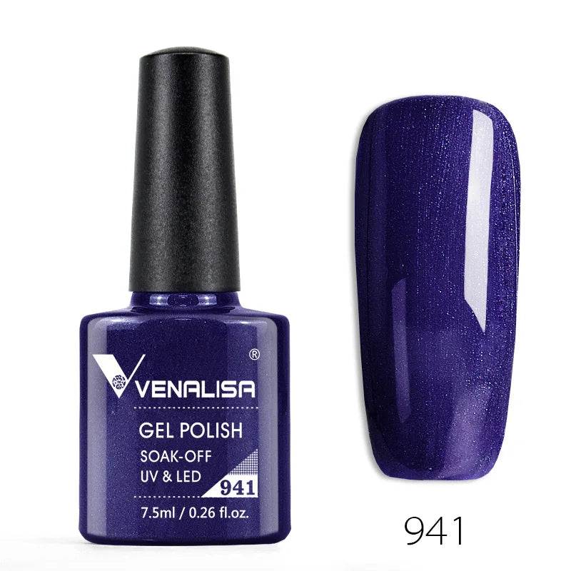 Venalisa Fashion Bling 7.5ml Nude Color Series Soak Off UV LED Nail Gel Polish Cosmetics Nail Manicure Gel Polish Nail Varnish