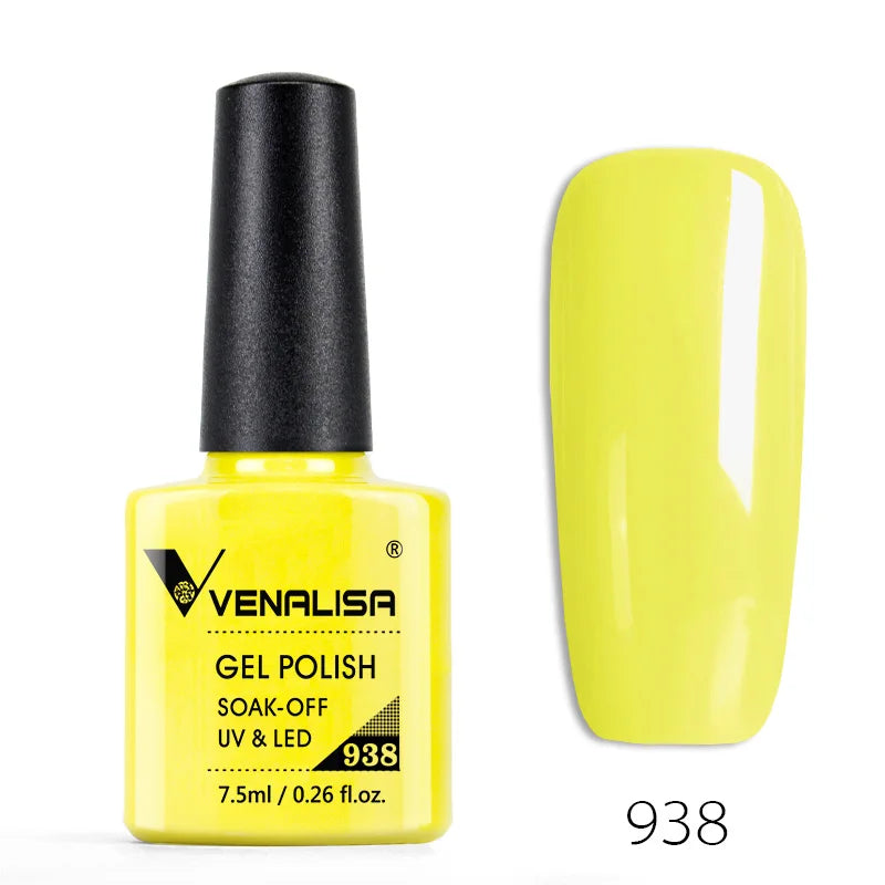 Venalisa Fashion Bling 7.5ml Nude Color Series Soak Off UV LED Nail Gel Polish Cosmetics Nail Manicure Gel Polish Nail Varnish