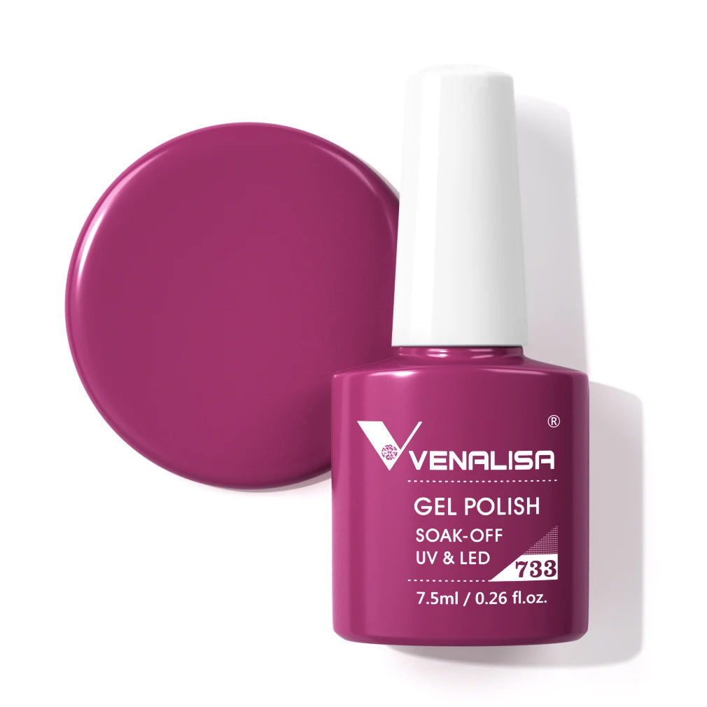 Venalisa Fashion Bling 7.5ml Nude Color Series Soak Off UV LED Nail Gel Polish Cosmetics Nail Manicure Gel Polish Nail Varnish