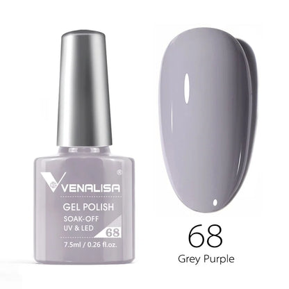 Venalisa Fashion Bling 7.5ml Nude Color Series Soak Off UV LED Nail Gel Polish Cosmetics Nail Manicure Gel Polish Nail Varnish