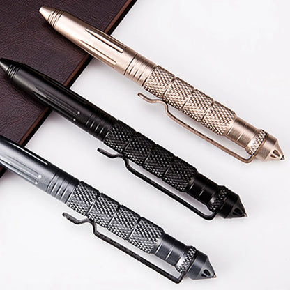 1/8Pcs Tool Pens Multi-functional Pen Tactical Tungsten Steel Rotating Unisex Pen Window Glass Metal Ballpoint Multifunctional