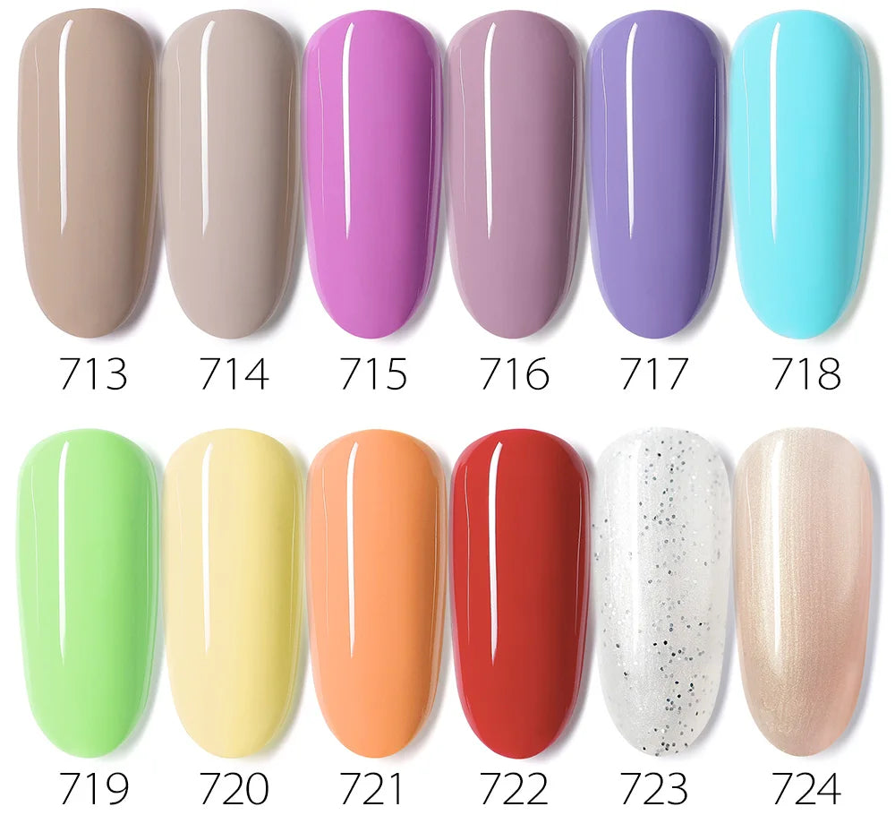 Venalisa Fashion Bling 7.5ml Nude Color Series Soak Off UV LED Nail Gel Polish Cosmetics Nail Manicure Gel Polish Nail Varnish