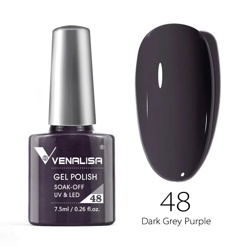Venalisa Fashion Bling 7.5ml Nude Color Series Soak Off UV LED Nail Gel Polish Cosmetics Nail Manicure Gel Polish Nail Varnish