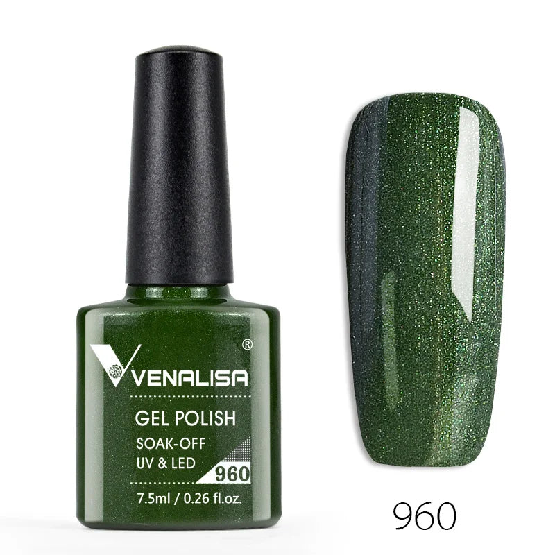 Venalisa Fashion Bling 7.5ml Nude Color Series Soak Off UV LED Nail Gel Polish Cosmetics Nail Manicure Gel Polish Nail Varnish