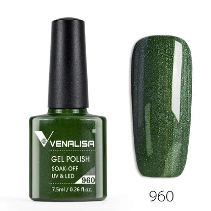 Venalisa Fashion Bling 7.5ml Nude Color Series Soak Off UV LED Nail Gel Polish Cosmetics Nail Manicure Gel Polish Nail Varnish