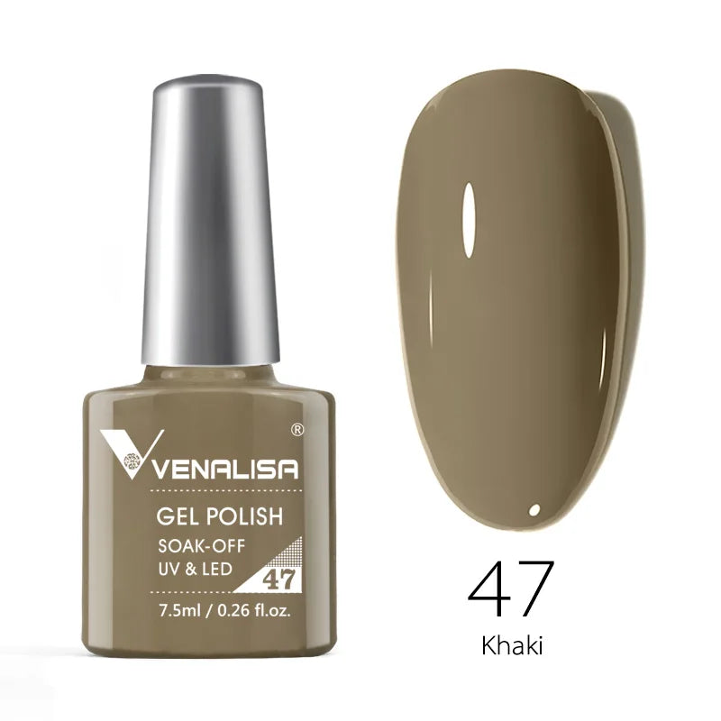 Venalisa Fashion Bling 7.5ml Nude Color Series Soak Off UV LED Nail Gel Polish Cosmetics Nail Manicure Gel Polish Nail Varnish