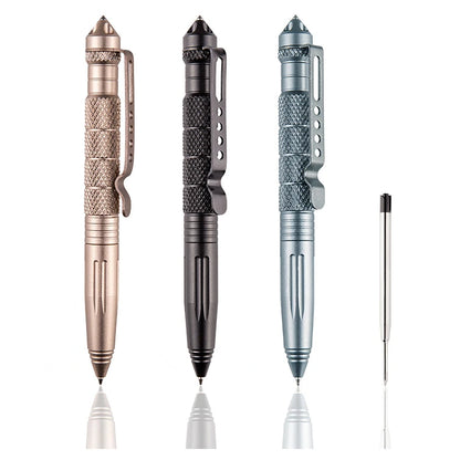 1/8Pcs Tool Pens Multi-functional Pen Tactical Tungsten Steel Rotating Unisex Pen Window Glass Metal Ballpoint Multifunctional