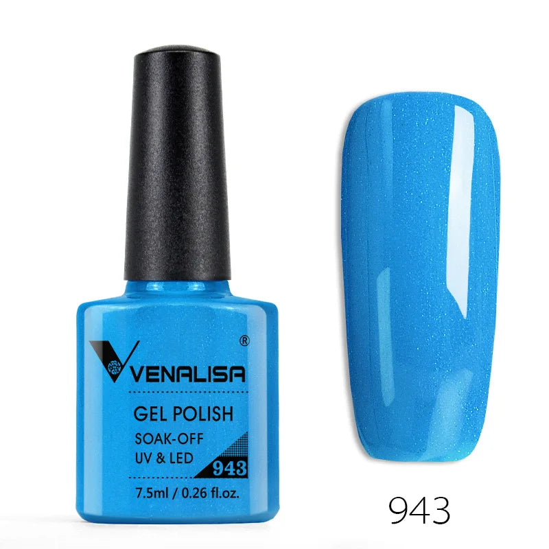 Venalisa Fashion Bling 7.5ml Nude Color Series Soak Off UV LED Nail Gel Polish Cosmetics Nail Manicure Gel Polish Nail Varnish