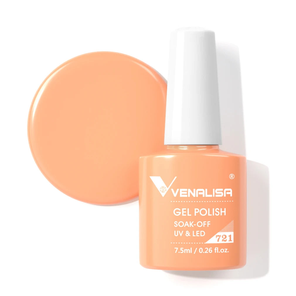 Venalisa Fashion Bling 7.5ml Nude Color Series Soak Off UV LED Nail Gel Polish Cosmetics Nail Manicure Gel Polish Nail Varnish