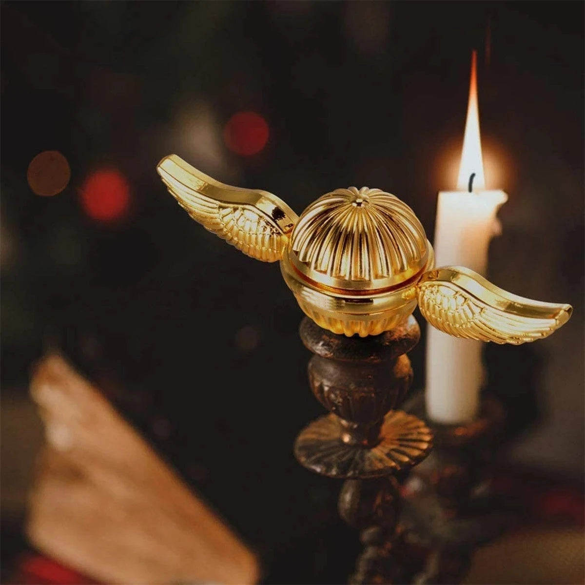 Fun Golden Snitch Cupid Fidget Spinner Antistress Hand Rotation Fidget Toys Angel Wings Hand Spinner For Kids Children Gifts