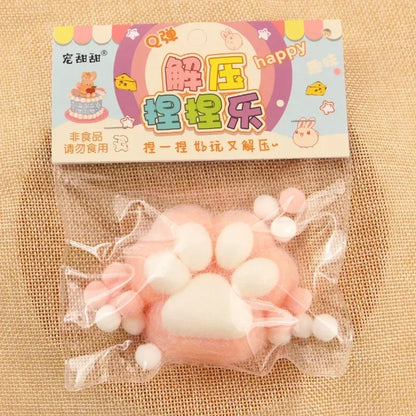 New Cute Interesting Yellow White Hamster Squeeze Toy Silicone Pinch Decompression Toy For Kids Gift Stress Reliever Toys