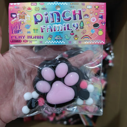 Stress Relief Relax Toys gift Cartoon Pinching Cat Paw Decompressing Toy Squeeze Cat Paw Toys