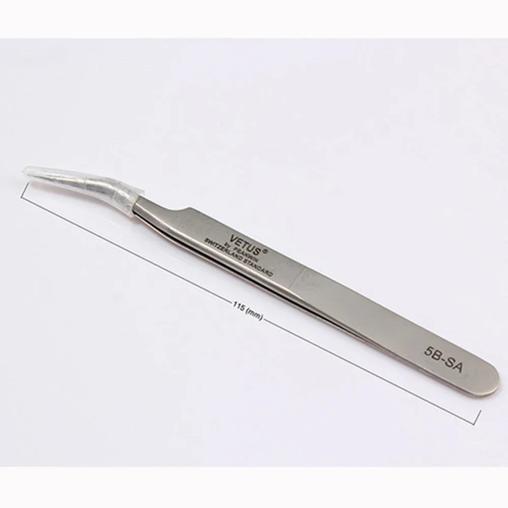 VETUS Stainless Steel Tweezers High Precision Set Eyelash Extension 3d Eyelashes Extensions Vetus Tweezer Tools Pincet