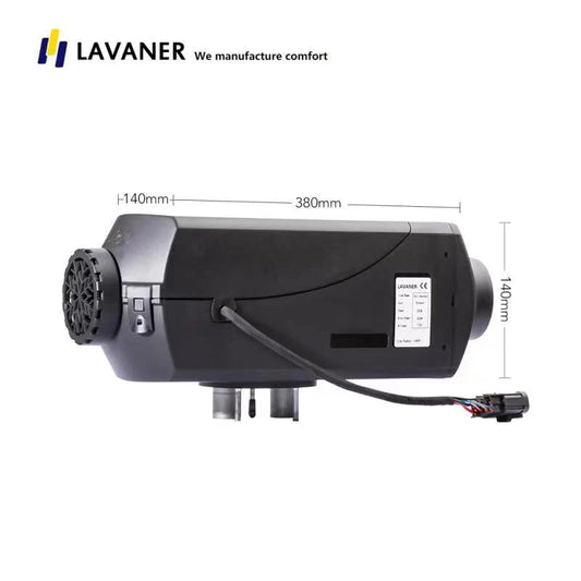 LAVANER Pro Max Alpine Water-Resistant Diesel 12V 5KW (Below 18044 Feet) Air Parking Heater for Trucks Campers and Trailers