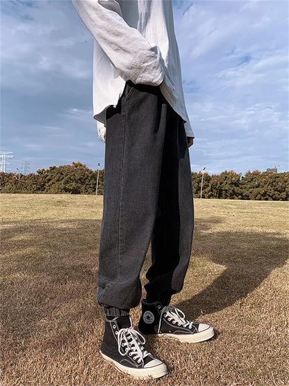 Jeans men Jeans Man Loose Joggers Streetwear Harem Jeans Cargo Pants Ankle-Length Denim Trousers denim pants joggers men